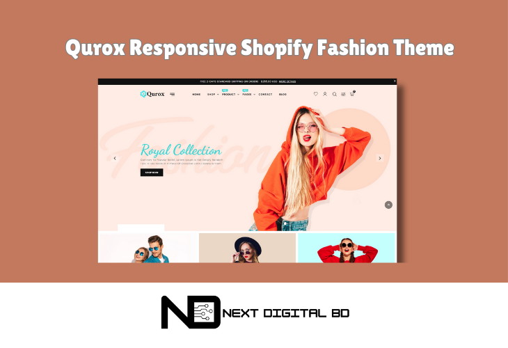 Qurox Responsive Shopify Fashion Theme Download